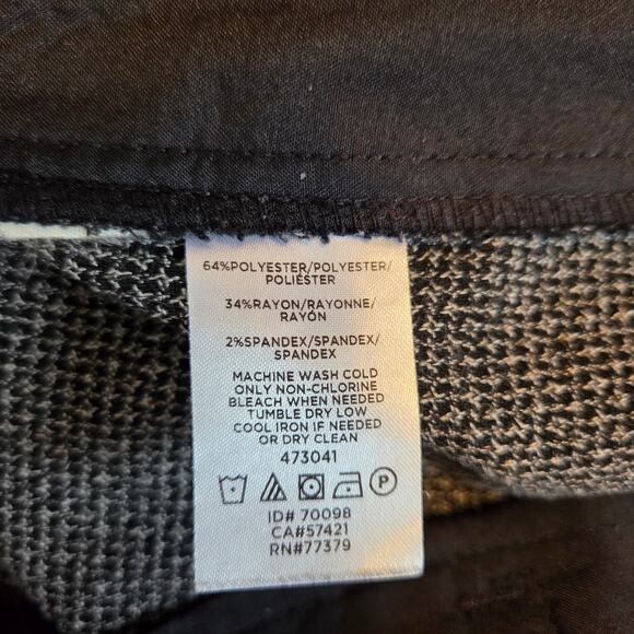 Ann Taylor Trousers Pants Textured, Tapered Leg, Ankle Length, sz 10 - Picture 11 of 11